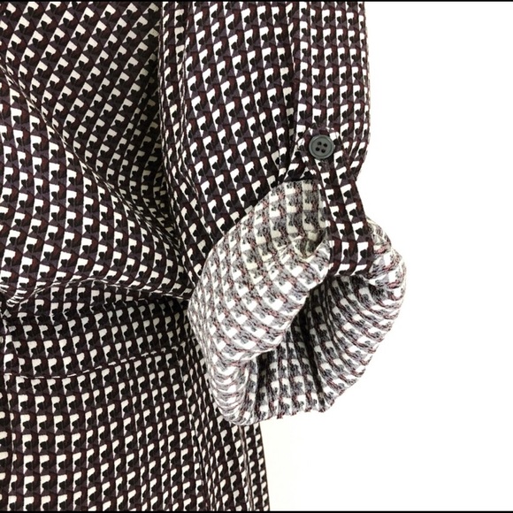 JOHNSTON & MURPHY Print Pop Over Shirt Dress M EUC - Picture 3 of 7